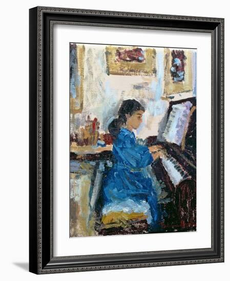 Practising, 1994-Patricia Espir-Framed Giclee Print