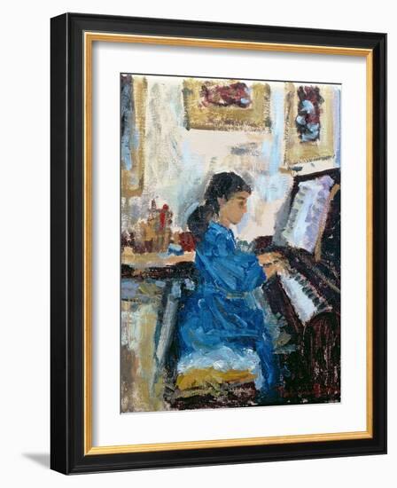 Practising, 1994-Patricia Espir-Framed Giclee Print