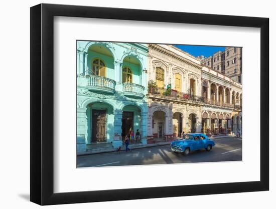 Prado (Paseo De Marti), La Habana Vieja (Old Havana), Havana, Cuba, West Indies, Caribbean-Alan Copson-Framed Photographic Print