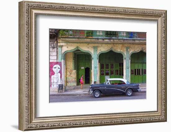 Prado (Paseo De Marti), La Habana Vieja (Old Havana), Havana, Cuba, West Indies, Caribbean-Alan Copson-Framed Photographic Print