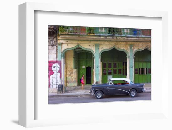 Prado (Paseo De Marti), La Habana Vieja (Old Havana), Havana, Cuba, West Indies, Caribbean-Alan Copson-Framed Photographic Print