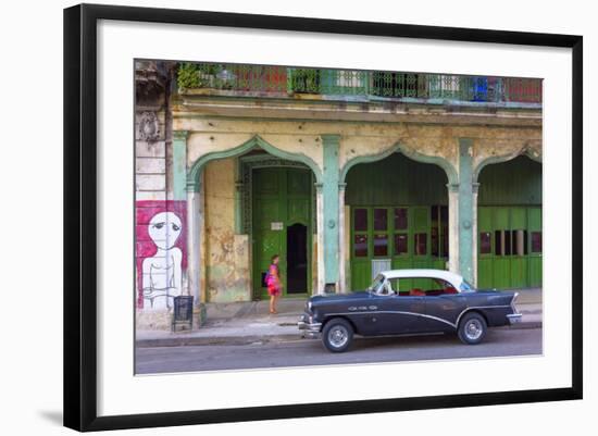 Prado (Paseo De Marti), La Habana Vieja (Old Havana), Havana, Cuba, West Indies, Caribbean-Alan Copson-Framed Photographic Print