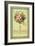 Präge Glückwunsch Pfingsten, Baumblüten, Gold-null-Framed Giclee Print