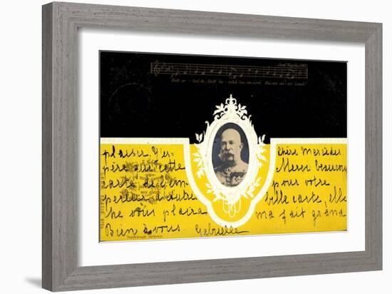 Präge Kaiser Wilhelm I Ludwig V Preußen, Haydn Lied-null-Framed Giclee Print