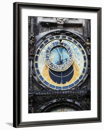 Prague Clock 1-Chris Bliss-Framed Photographic Print