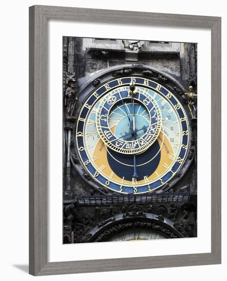 Prague Clock 1-Chris Bliss-Framed Photographic Print