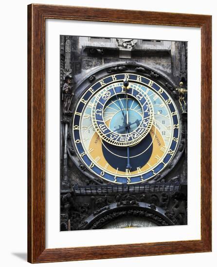 Prague Clock 1-Chris Bliss-Framed Photographic Print