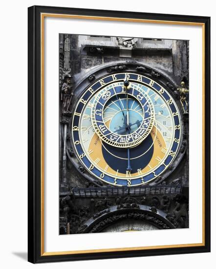 Prague Clock 1-Chris Bliss-Framed Photographic Print