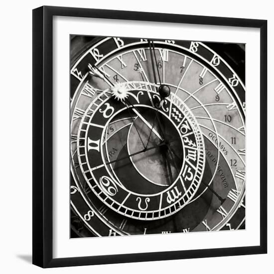 Prague Clock I-Jim Christensen-Framed Photographic Print