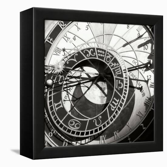 Prague Clock II-Jim Christensen-Framed Premier Image Canvas