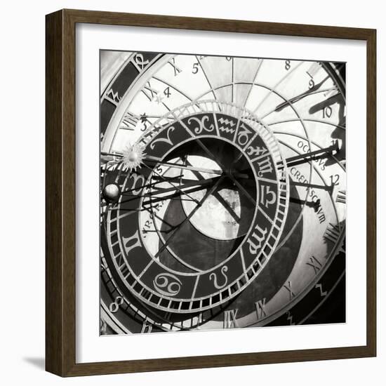 Prague Clock II-Jim Christensen-Framed Photographic Print