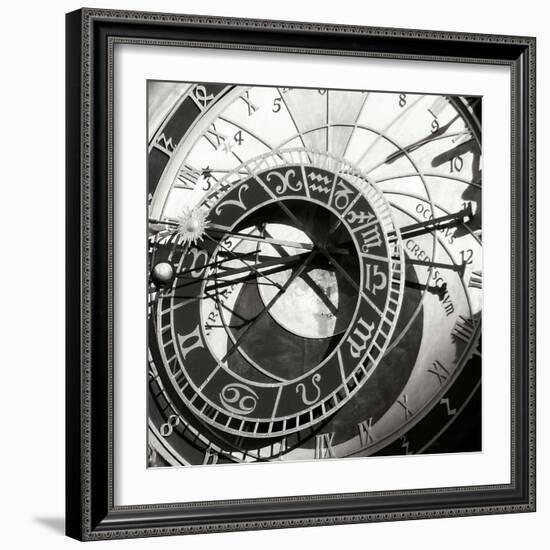 Prague Clock II-Jim Christensen-Framed Photographic Print