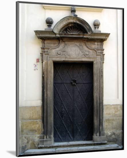 Prague Door I-Jim Christensen-Mounted Photo