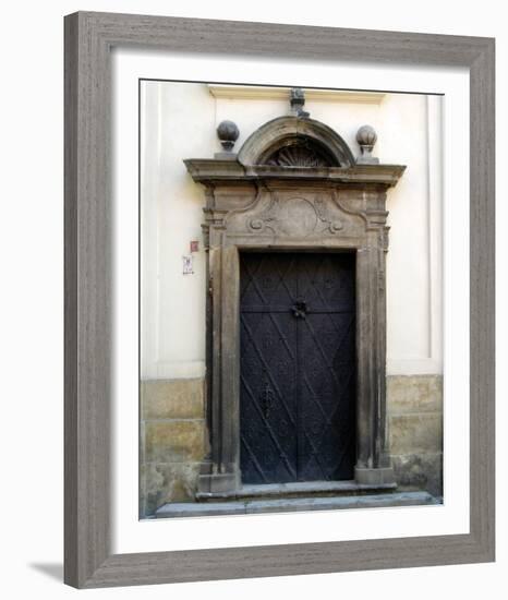 Prague Door I-Jim Christensen-Framed Photo