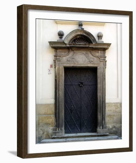 Prague Door I-Jim Christensen-Framed Photo