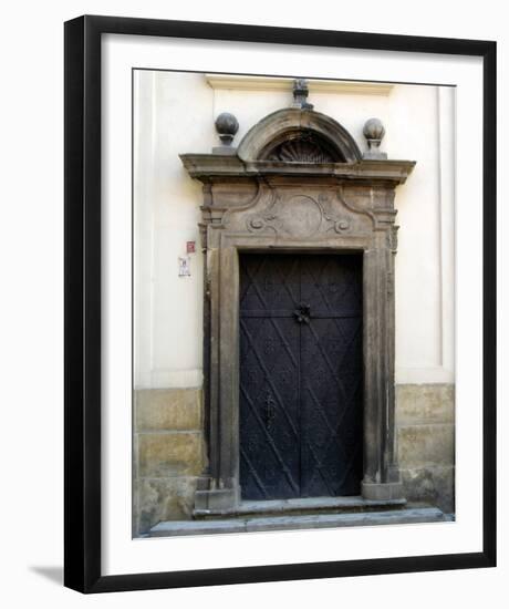 Prague Door I-Jim Christensen-Framed Photo