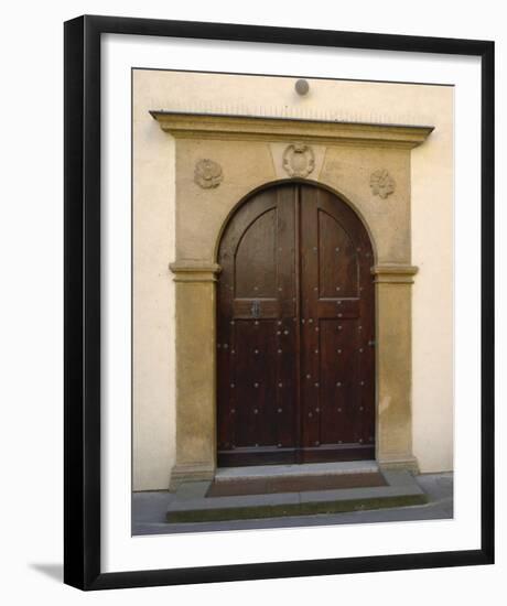 Prague Door II-Jim Christensen-Framed Photo