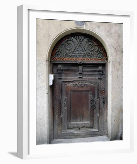 Prague Door IV-Jim Christensen-Framed Photo