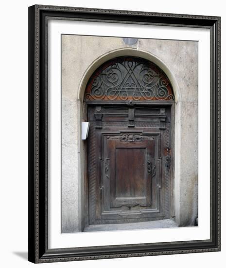 Prague Door IV-Jim Christensen-Framed Photo