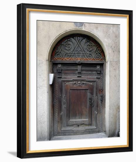 Prague Door IV-Jim Christensen-Framed Photo