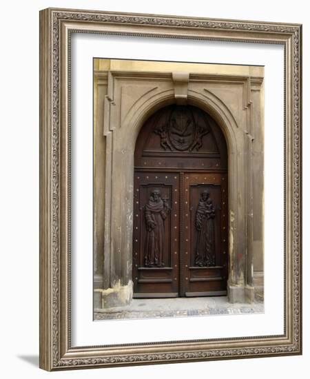 Prague Door V-Jim Christensen-Framed Photographic Print