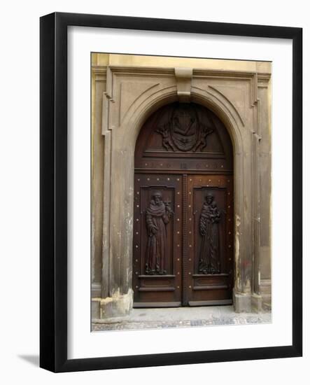 Prague Door V-Jim Christensen-Framed Photographic Print