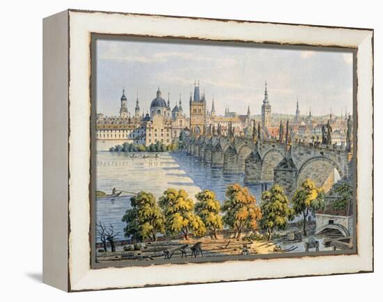 Prague from the Belvedere-Vincent Morstadt-Framed Premier Image Canvas