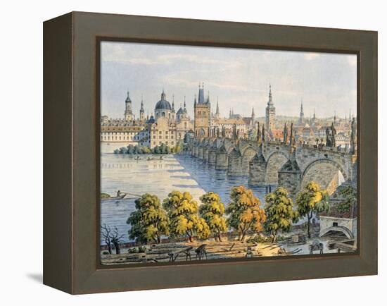 Prague from the Belvedere-Vincent Morstadt-Framed Premier Image Canvas