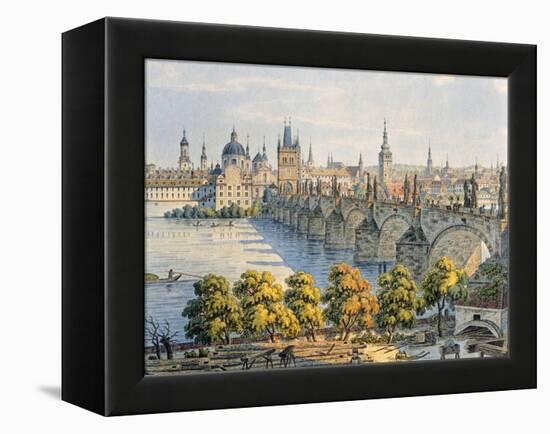 Prague from the Belvedere-Vincent Morstadt-Framed Premier Image Canvas