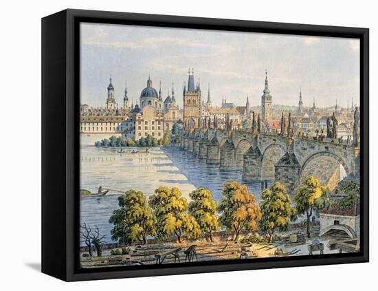 Prague from the Belvedere-Vincent Morstadt-Framed Premier Image Canvas