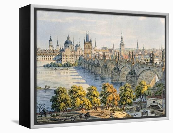 Prague from the Belvedere-Vincent Morstadt-Framed Premier Image Canvas