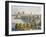 Prague from the Belvedere-Vincent Morstadt-Framed Giclee Print