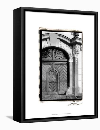 Prague Passageway III-Laura Denardo-Framed Stretched Canvas