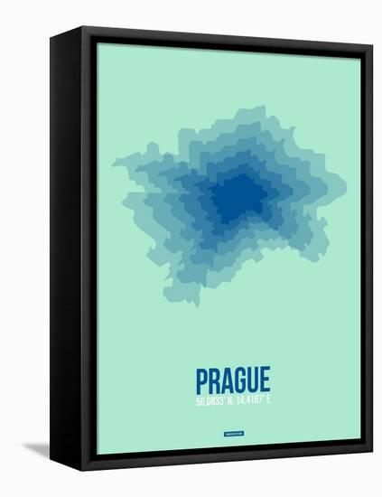 Prague Radiant Map 4-NaxArt-Framed Stretched Canvas