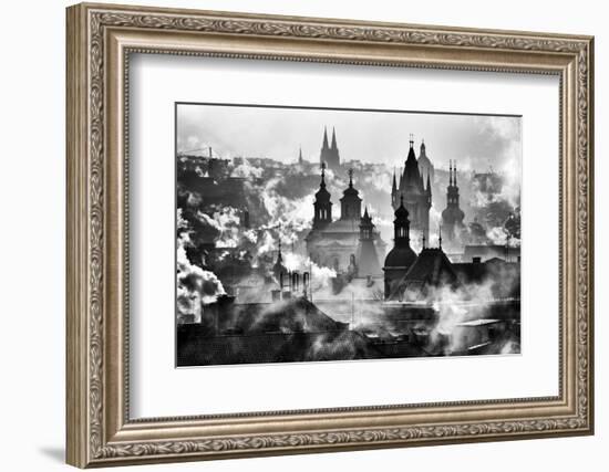 Prague Towers-Martin Froyda-Framed Photographic Print