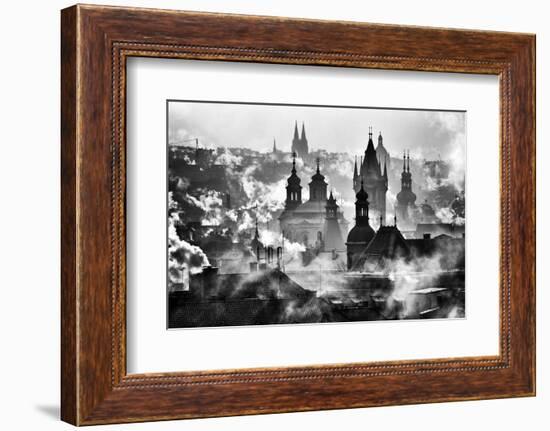 Prague Towers-Martin Froyda-Framed Photographic Print