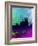 Prague Watercolor Skyline-NaxArt-Framed Art Print