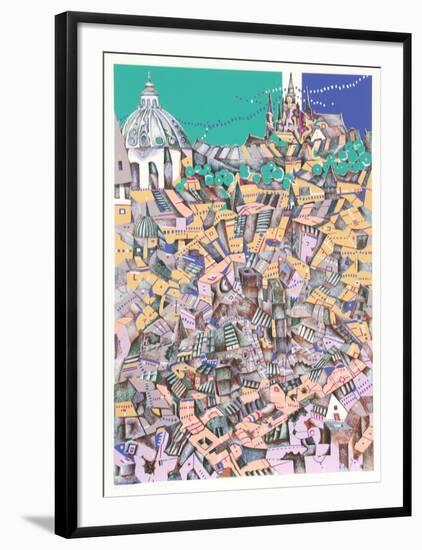 Prague-Risaburo Kimura-Framed Limited Edition