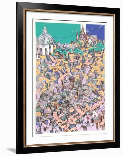 Prague-Risaburo Kimura-Framed Limited Edition