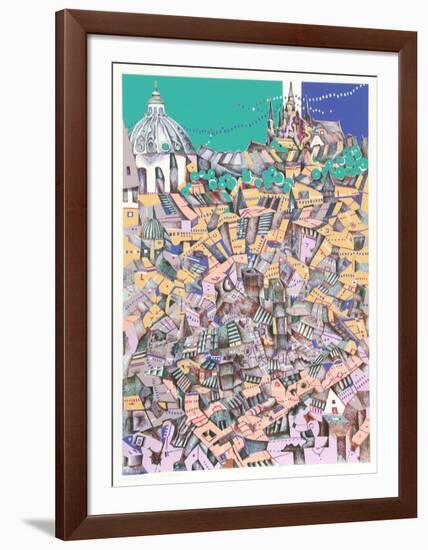 Prague-Risaburo Kimura-Framed Limited Edition