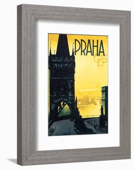 Praha CRS-null-Framed Art Print