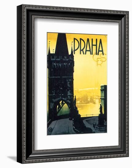 Praha CRS-null-Framed Art Print