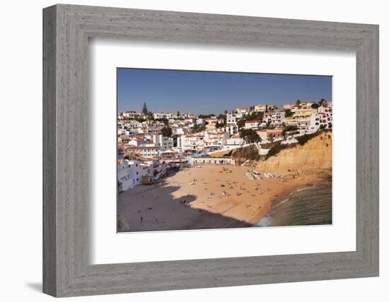 Praia da Carvoeiro beach, Carvoeiro, Algarve, Portugal, Europe-Markus Lange-Framed Photographic Print