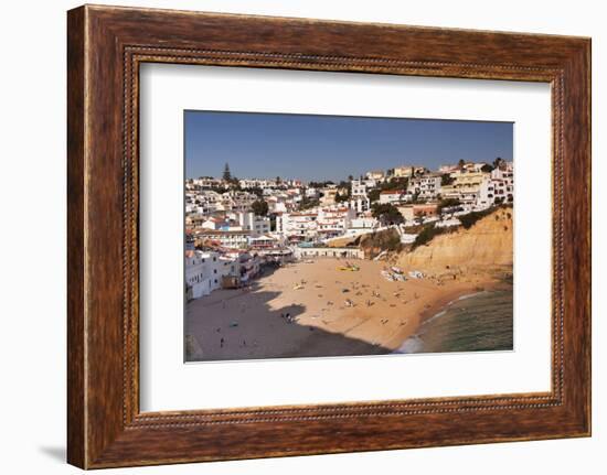 Praia da Carvoeiro beach, Carvoeiro, Algarve, Portugal, Europe-Markus Lange-Framed Photographic Print