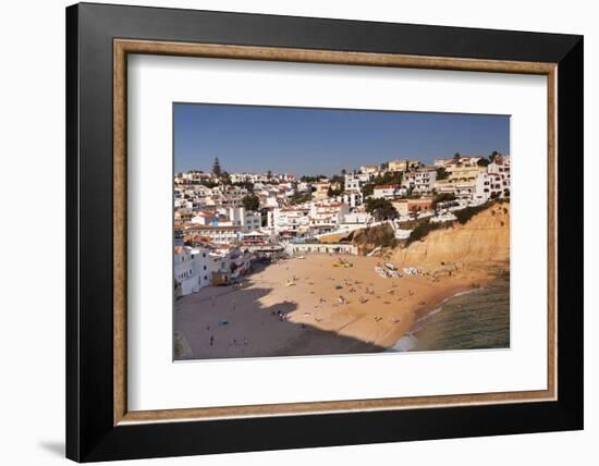 Praia da Carvoeiro beach, Carvoeiro, Algarve, Portugal, Europe-Markus Lange-Framed Photographic Print