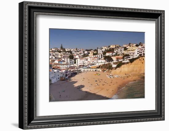 Praia da Carvoeiro beach, Carvoeiro, Algarve, Portugal, Europe-Markus Lange-Framed Photographic Print