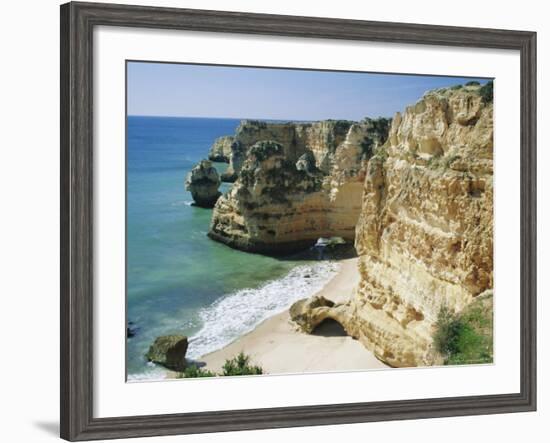 Praia Da Marinha, Algarve, Portugal, Europe-Amanda Hall-Framed Photographic Print