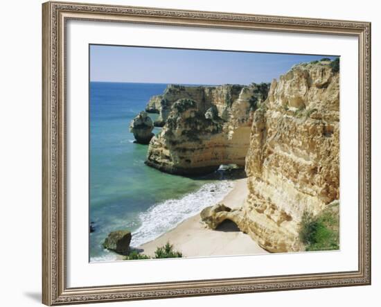 Praia Da Marinha, Algarve, Portugal, Europe-Amanda Hall-Framed Photographic Print