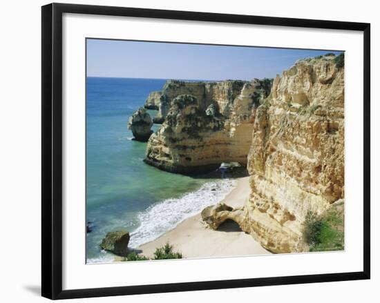 Praia Da Marinha, Algarve, Portugal, Europe-Amanda Hall-Framed Photographic Print