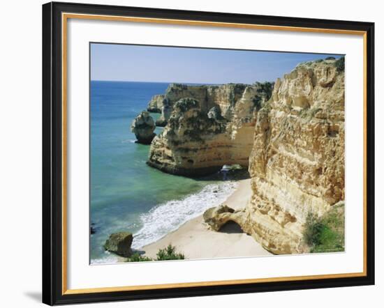 Praia Da Marinha, Algarve, Portugal, Europe-Amanda Hall-Framed Photographic Print